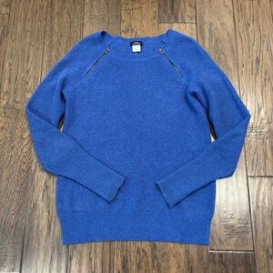 J. CREW Cashmere Waffle Sweater Size Medium